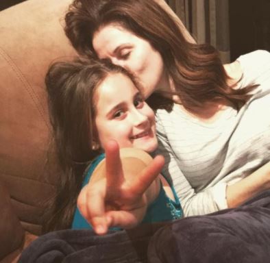 Samantha Taylor with her mother Jennifer Taylor